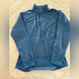 Patagonia - W’s R1 Mock Neck Pull Over - Blue - Medium